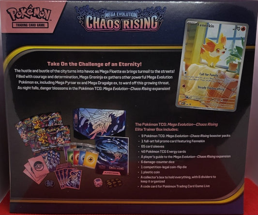 Pokémon Mega Evolution Chaos Rising Elite Trainer Box