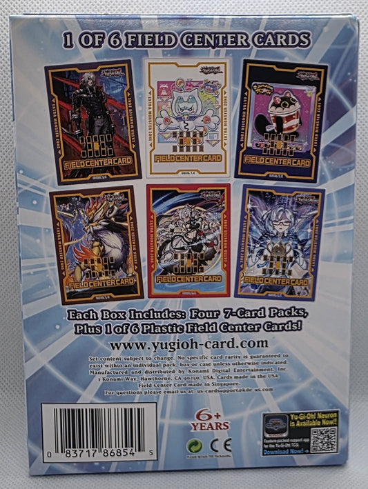 Yu-Gi-Oh! Justice Hunters Box (4 Booster Packs + Field Center Card) – 1st Edition