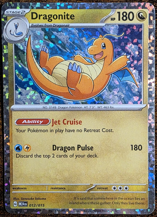 Dragonite 012/015 – McDonald’s Pokémon Promo 2024 – Holo