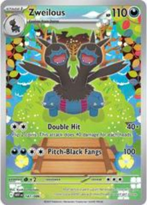 Zweilous 147/086 – Illustration Rare – Pokémon White Flare
