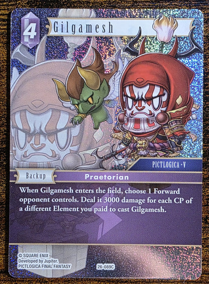Gilgamesh 26-089C – PICTLOGICA FINAL FANTASY – Foil