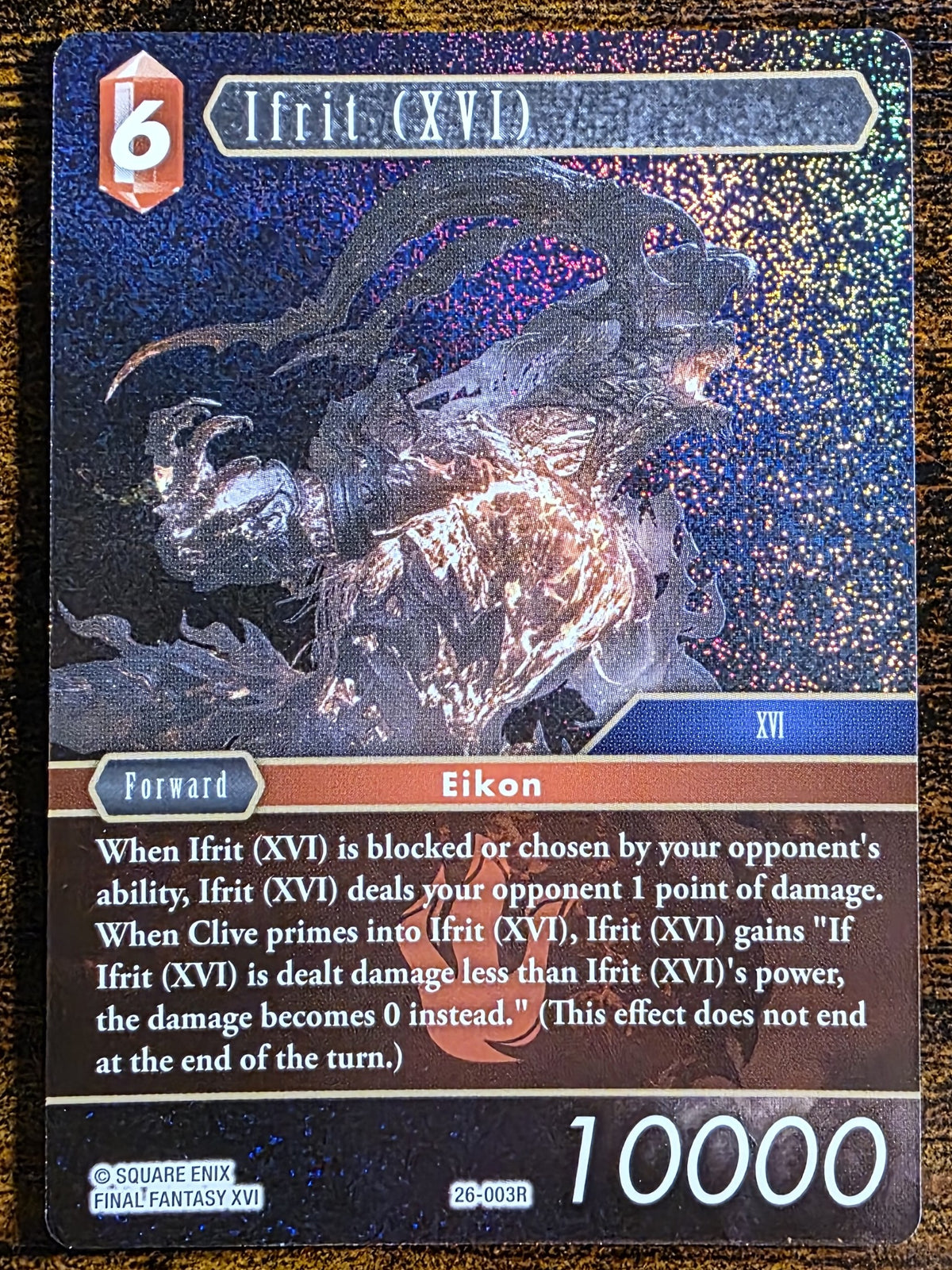 Ifrit (XVI) 26-003R – FINAL FANTASY TCG – Foil