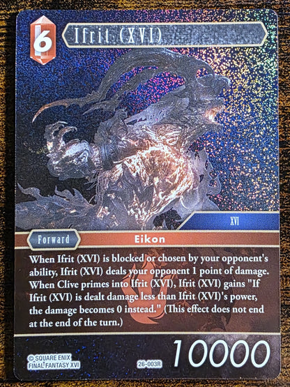 Ifrit (XVI) 26-003R – FINAL FANTASY TCG – Foil