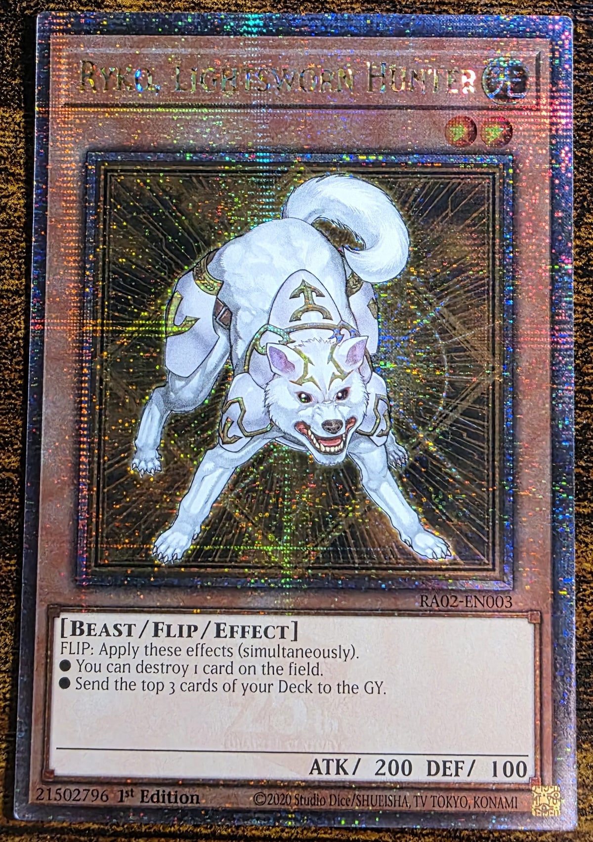 Ryko, Lightsworn Hunter (Quarter Century Secret Rare) - 25th Anniversary Rarity Collection II (RA02)