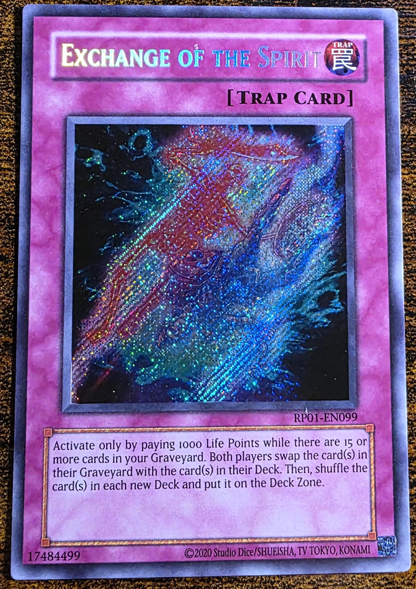 Exchange of the Spirit RP01-EN099 – Yu-Gi-Oh! – Secret Rare