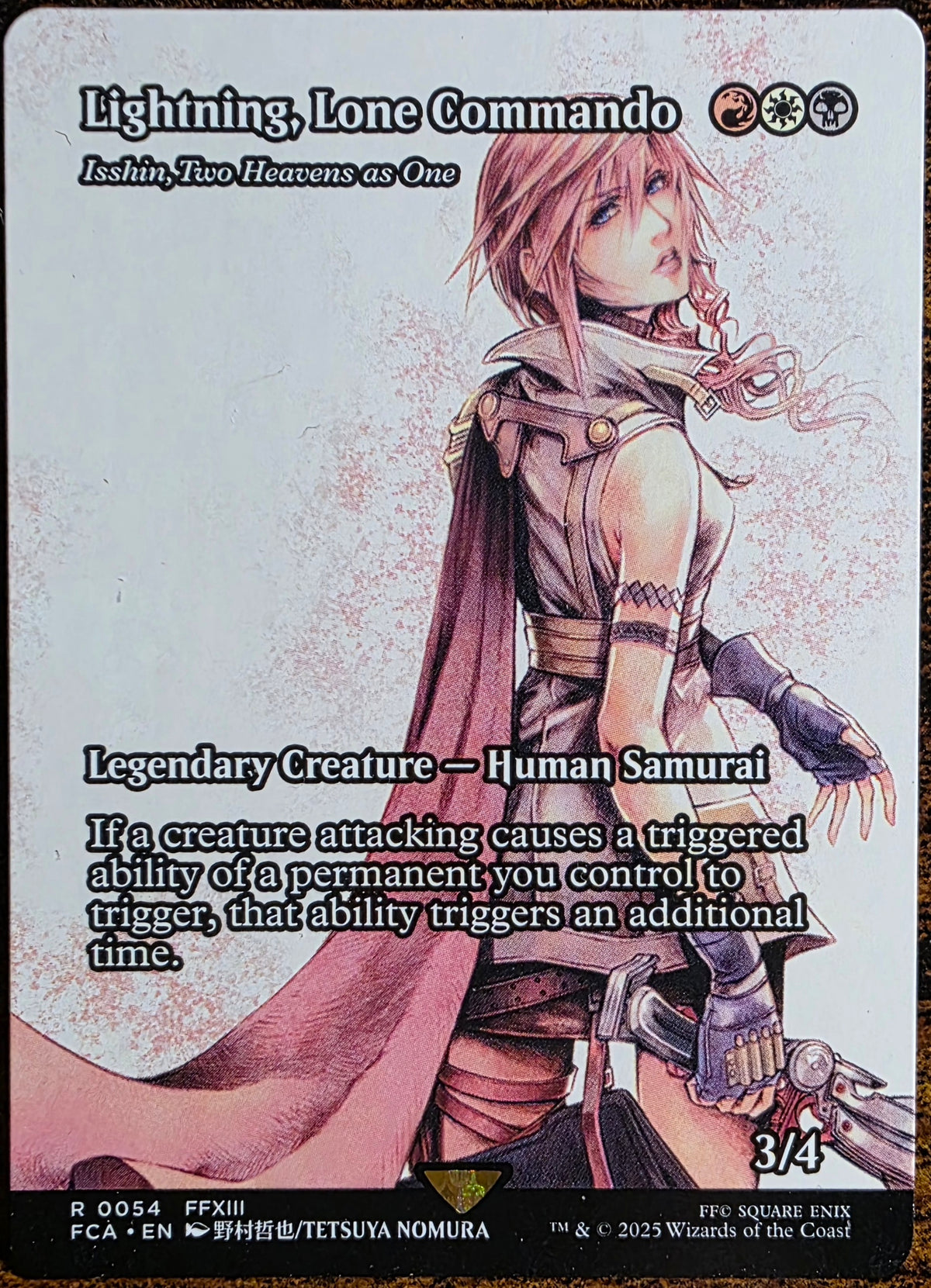 Final Fantasy Magic: The Gathering – Lightning, Lone Commando R 0054 – Near Mint