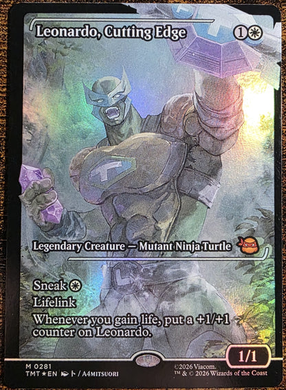 Leonardo, Cutting Edge 0281 – Magic: The Gathering Teenage Mutant Ninja Turtles – Mythic Rare