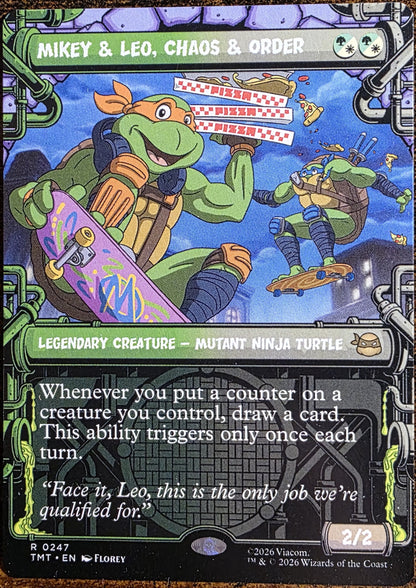 Mikey & Leo, Chaos & Order 0247 – Magic: The Gathering TMNT – Rare