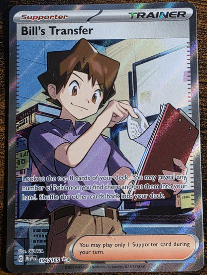 Bill’s Transfer 194/165 – Pokémon TCG 151 – Ultra Rare