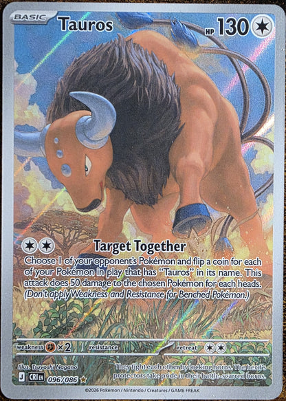 Tauros 096/086 – Pokémon TCG – Illustration Rare