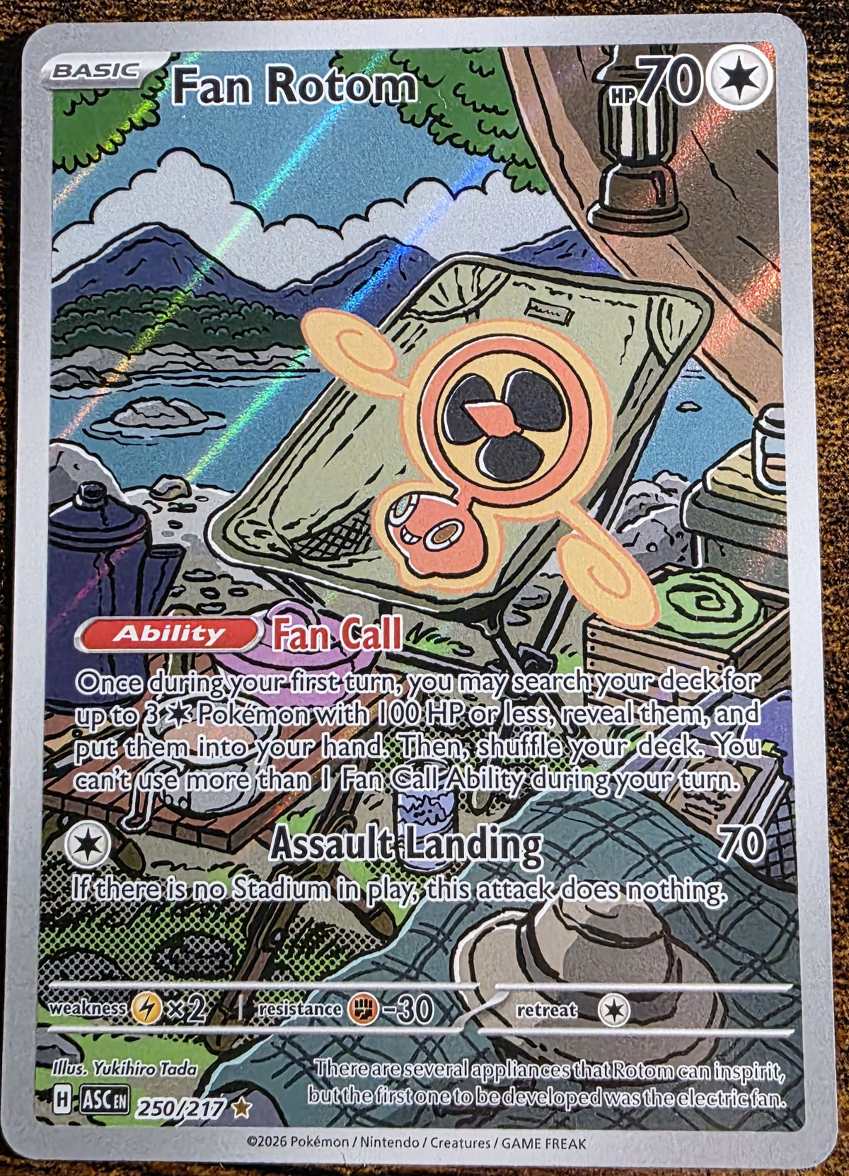 Fan Rotom 250/217 – Pokémon TCG – Illustration Rare