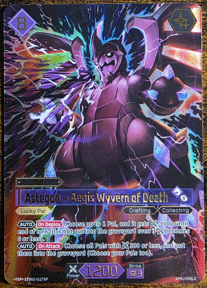Palworld TCG Astegon Aegis Wyvern of Death ETD02-012TSP TSP NM