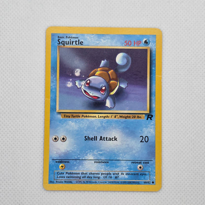 Squirtle 68/82 Team Rocket Unlimited Pokemon 2000 WOTC Vintage