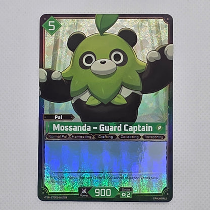 Palworld TCG Mossanda Guard Captain ETD02-008TSR TSR Parallel Near Mint