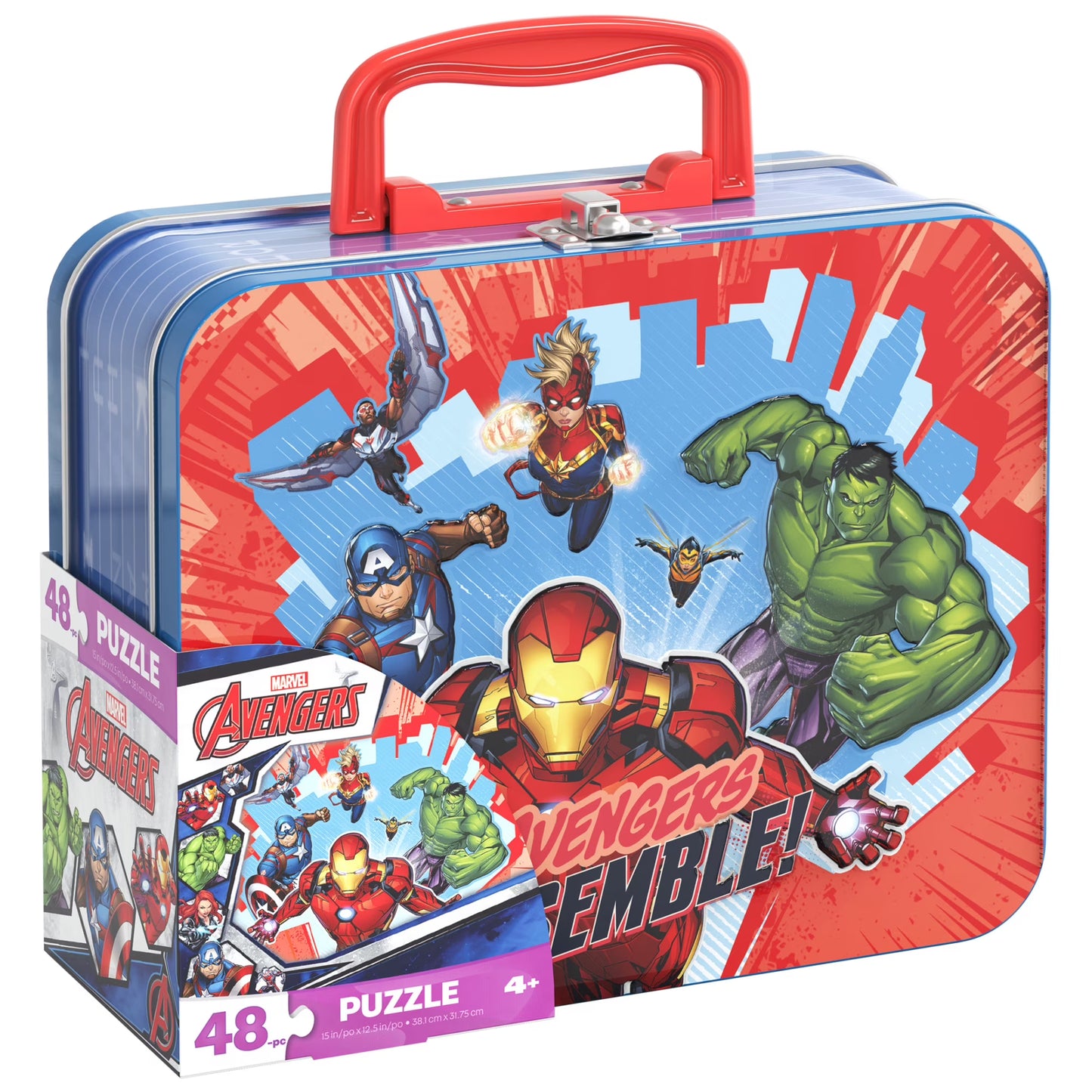 Marvel Avengers Puzzle in Tin Storage Box