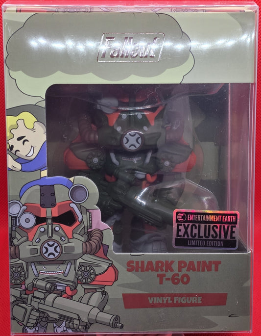 Fallout Shark Paint T-60 Vinyl Figure – Entertainment Earth Exclusive Limited Edition