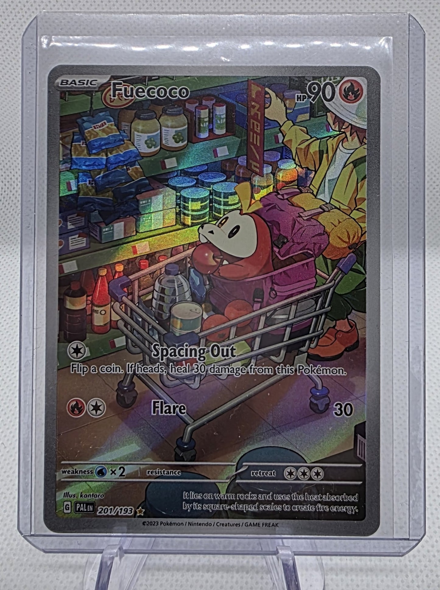 Fuecoco 201/193 Illustration Rare – Near Mint Pokémon Card
