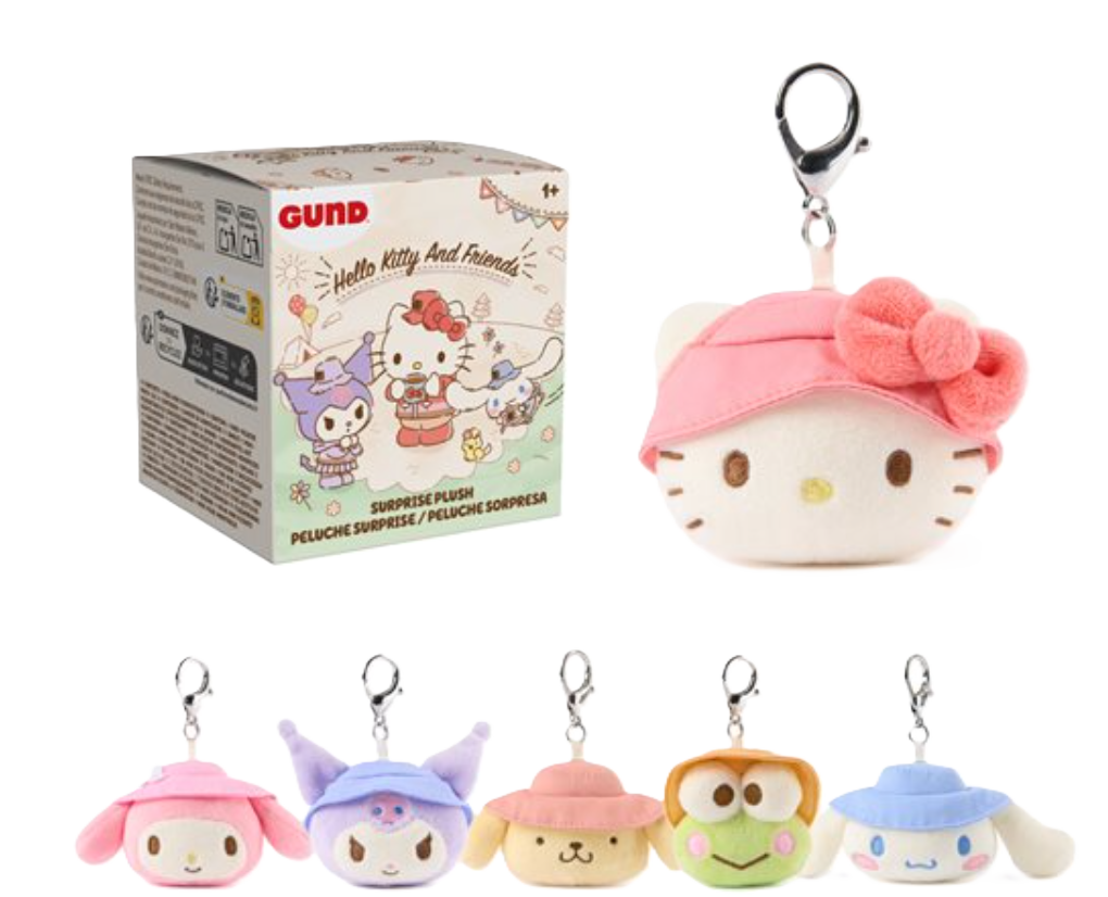 Sanrio Hello Kitty and Friends Camp Plush Key Chain Blind Box