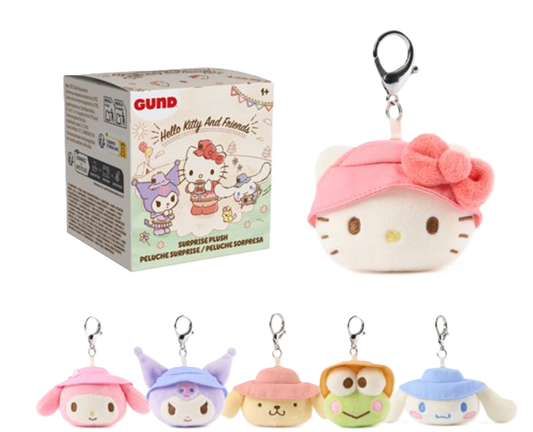 Sanrio Hello Kitty and Friends Camp Plush Key Chain Blind Box
