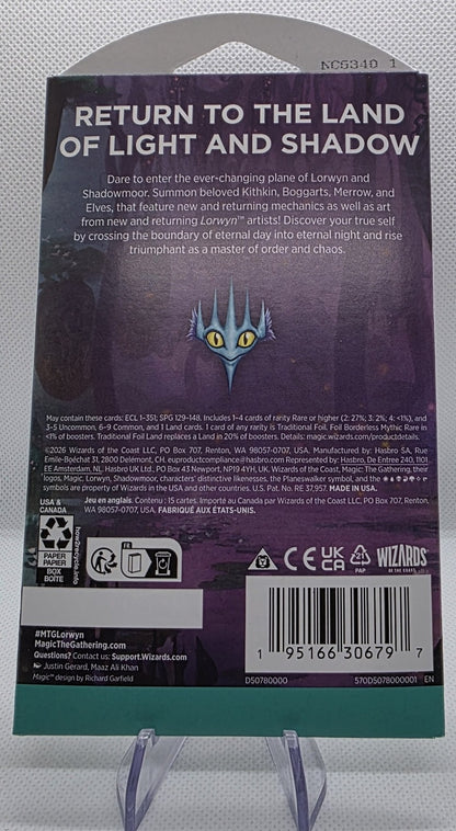 Magic: The Gathering – Lorwyn Eclipsed Play Booster Pack (14 Cards) – MTG Sealed