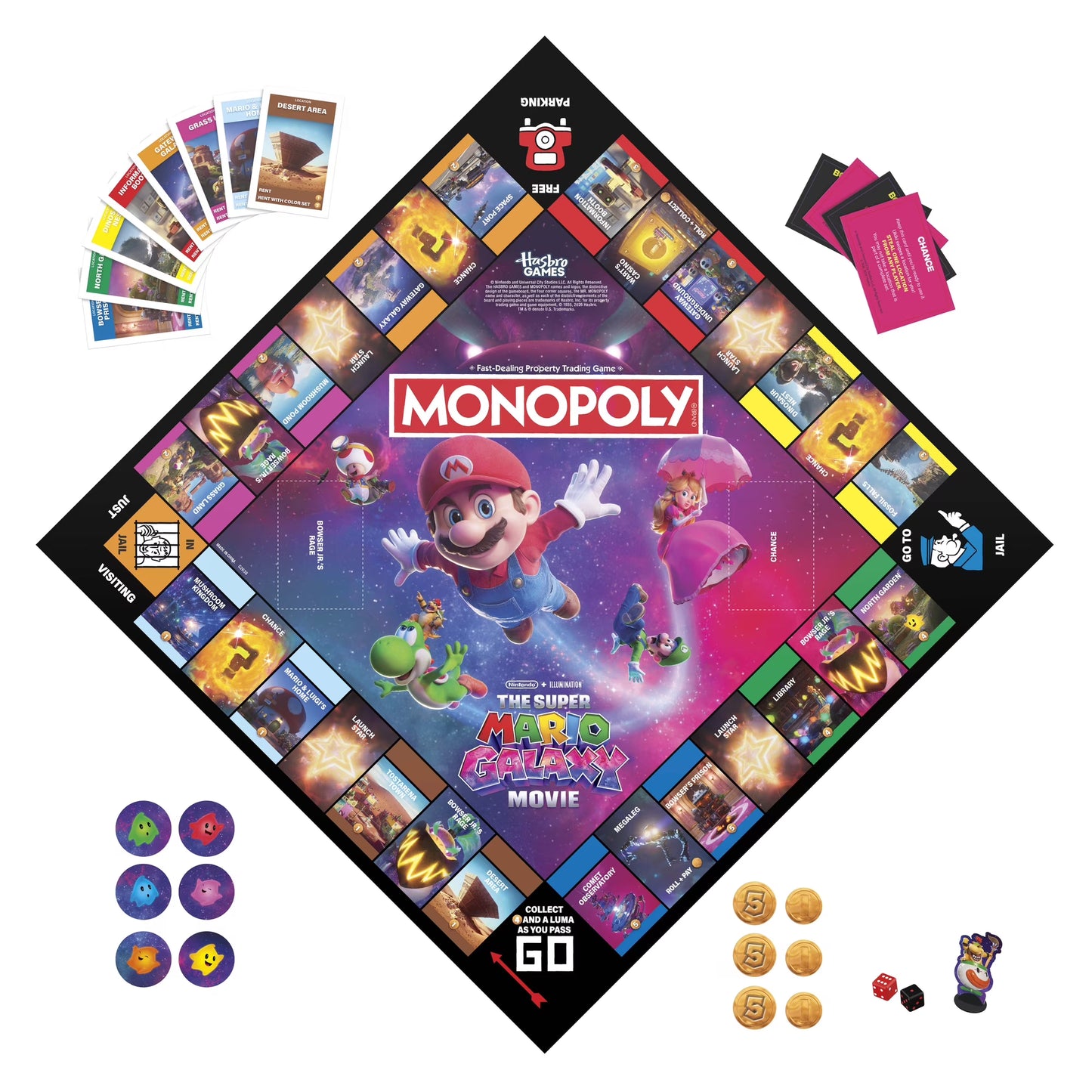 Super Mario Galaxy Movie Edition Monopoly