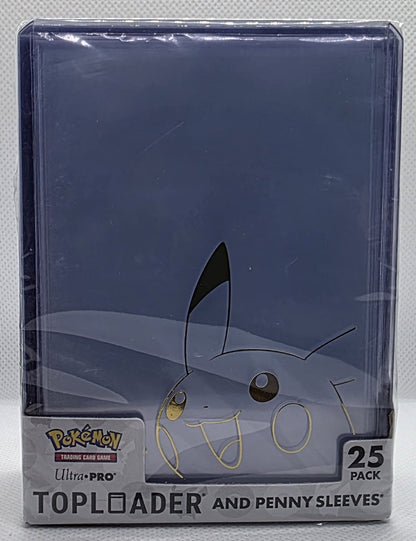 Ultra PRO Pokémon Toploader & Penny Sleeves (25 Pack) – Pikachu Edition – Card Protection Set