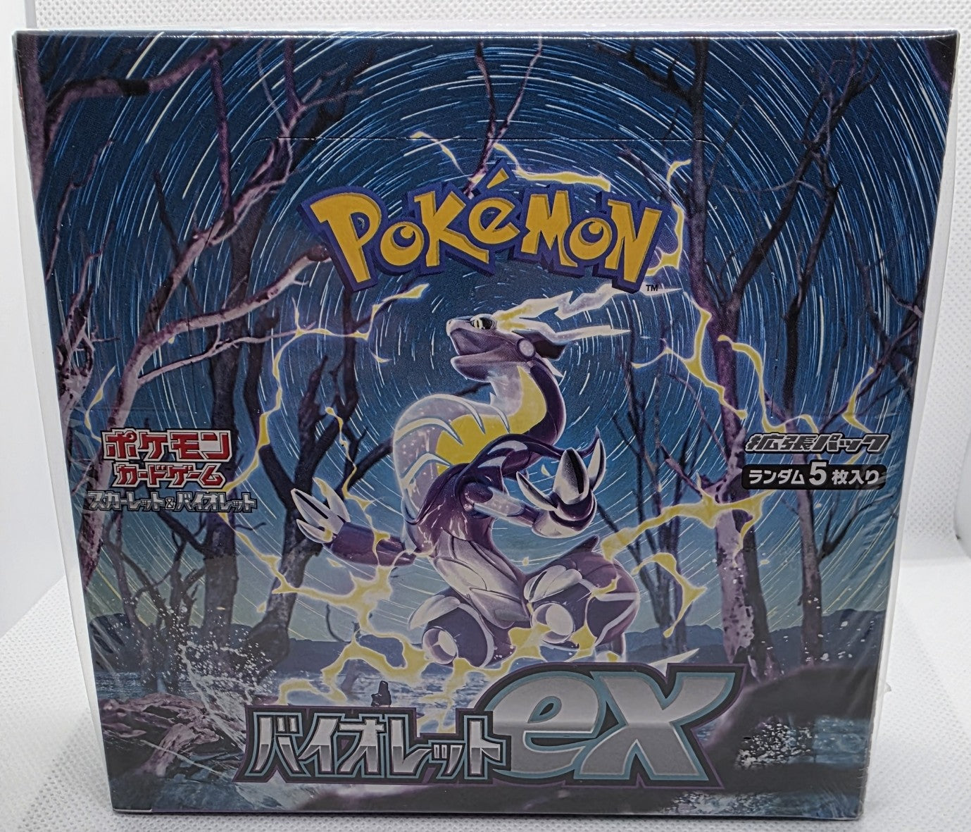 Pokémon Violet ex Booster Box (Japanese) – Factory Sealed SV1V – 30 Packs