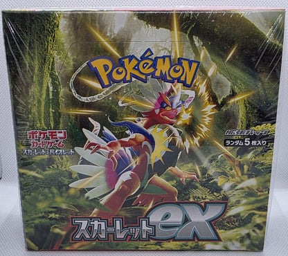 Pokémon Scarlet ex Booster Box (Japanese) – Factory Sealed SV1S – 30 Packs