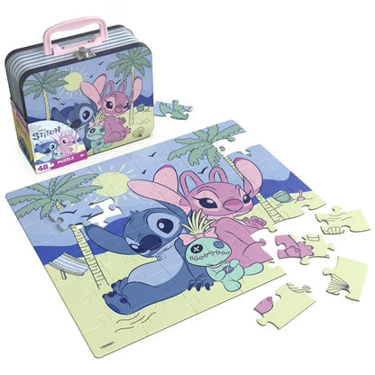 Disney's Stitch Puzzle in a Tin