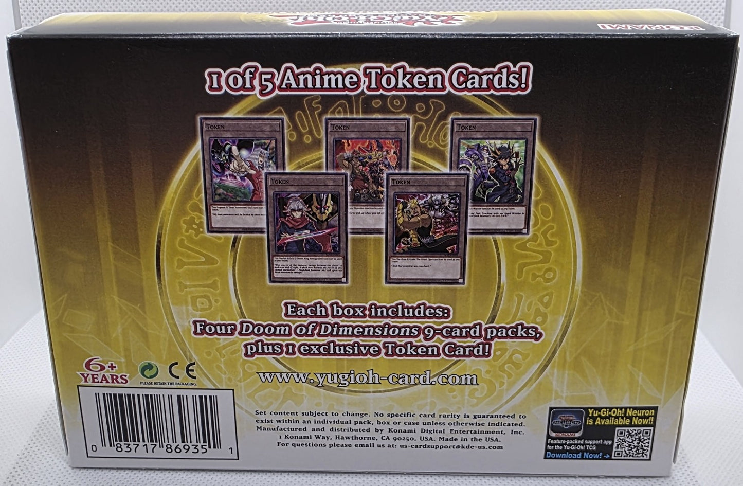 Yu-Gi-Oh! Doom of Dimensions Box