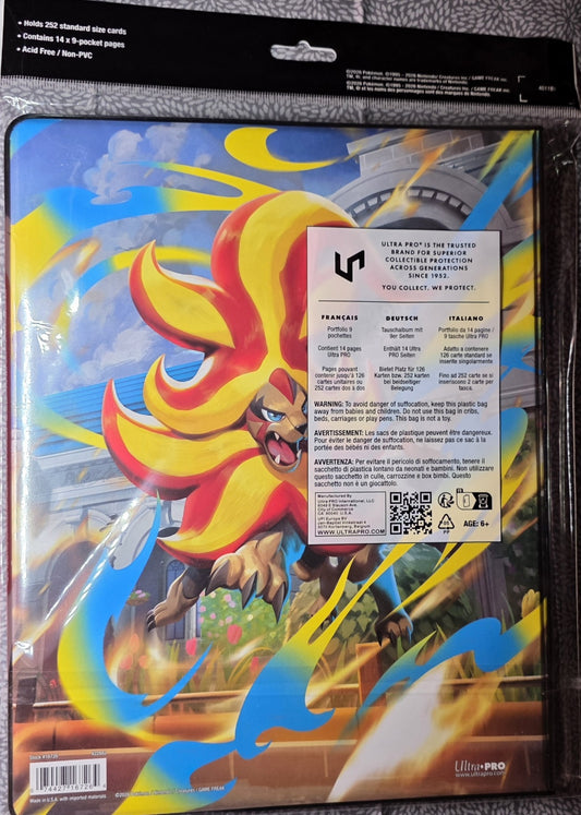 Pokémon TCG Mega Evolution Chaos Rising 9-Pocket Portfolio | Holds 252 Cards