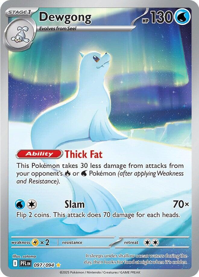 Dewgong 097/094 Illustration Rare – Pokémon Phantasmal Flames – Near Mint
