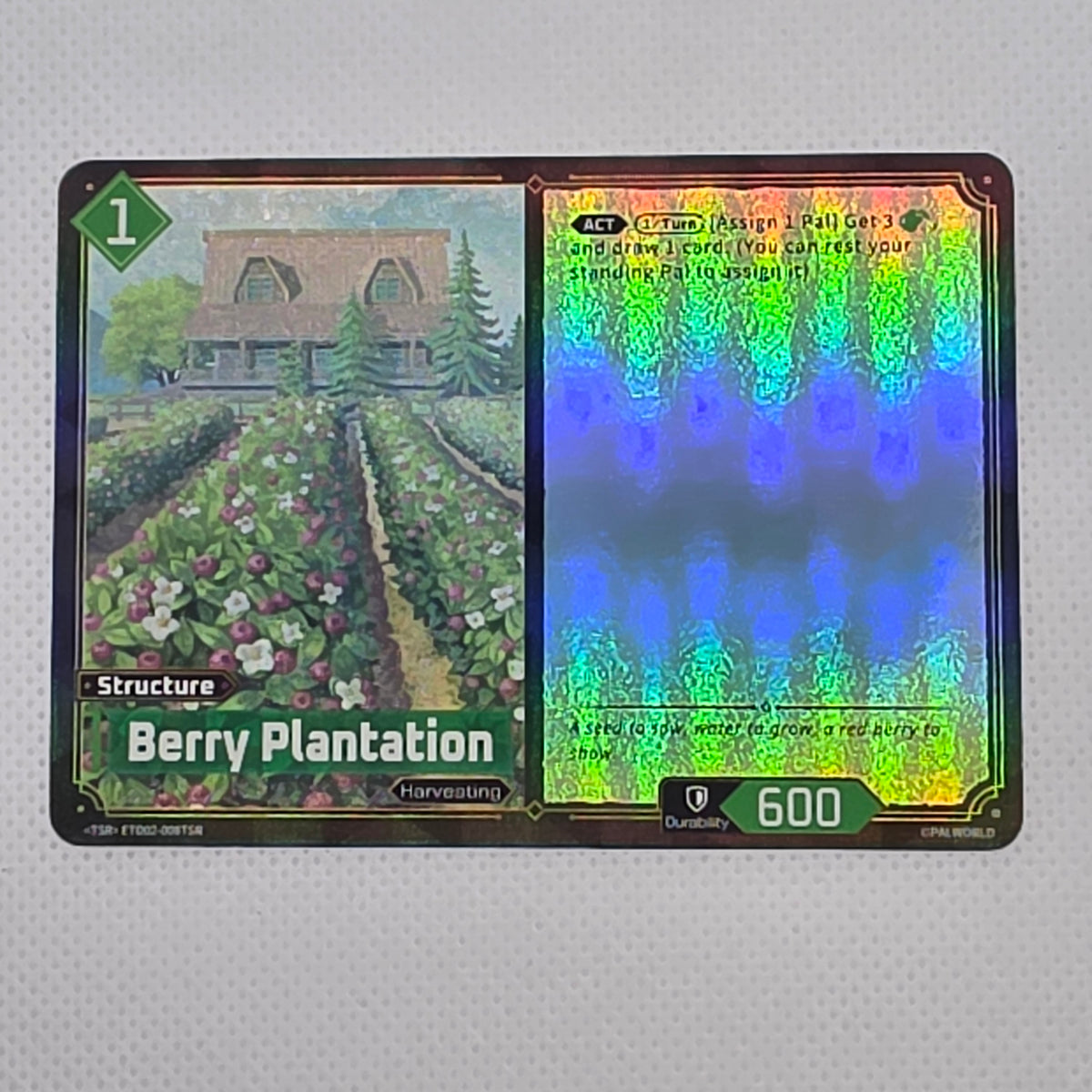 Berry Plantation | Structure | Palworld Official Card Game