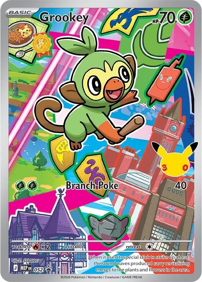 Pokémon Galar Trio Set 30th Anniversary  – Grookey, Scorbunny & Sobble