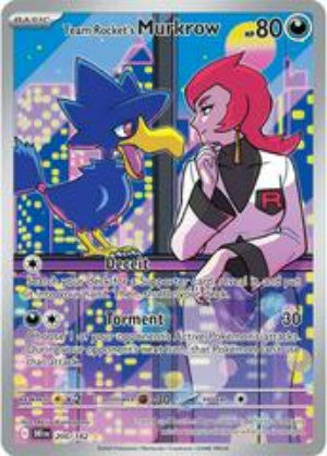 Team Rocket's Murkrow 200/182 – Illustration Rare – Destined Rivals