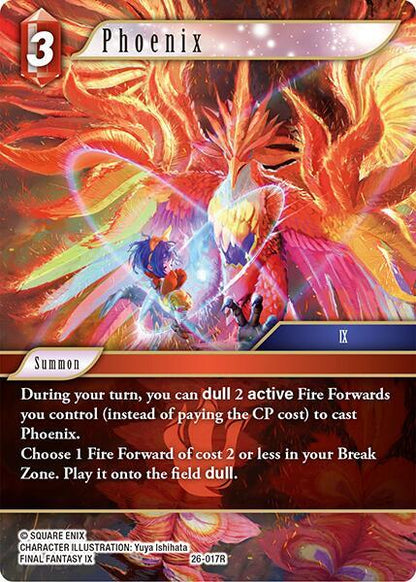 Phoenix 26-017R – FINAL FANTASY TCG – Foil Rare