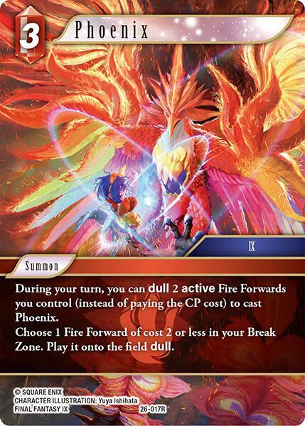 Phoenix 26-017R – FINAL FANTASY TCG – Foil Rare