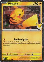 Pikachu 051/162 – Pokémon TCG Scarlet & Violet: Temporal Forces – Pokémon Day Celebrations