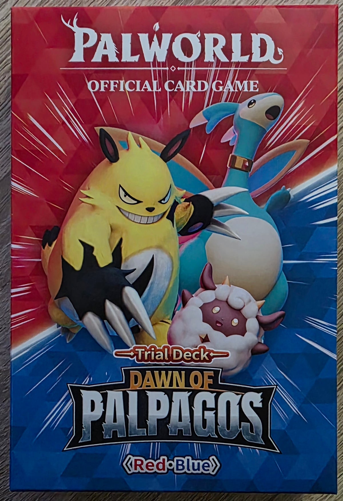 Palworld Official Card Game – Dawn of Palpagos Red/Blue Trial Deck – English