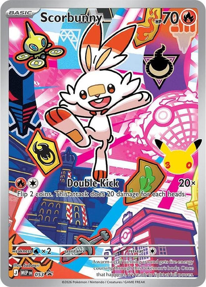 Pokémon Galar Trio Set 30th Anniversary  – Grookey, Scorbunny & Sobble