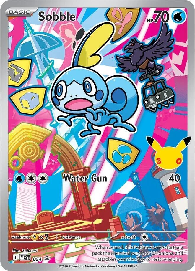 Pokémon Galar Trio Set 30th Anniversary  – Grookey, Scorbunny & Sobble