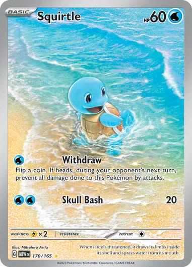 Squirtle 170/165 – Illustration Rare – Pokémon Scarlet & Violet 151