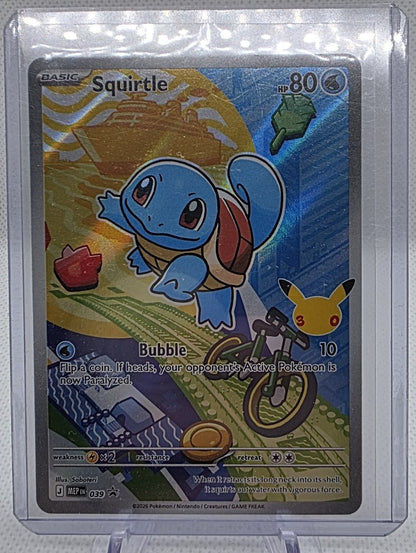Pokémon Starter Trio Card Set – Squirtle, Charmander & Bulbasaur (Display Ready)