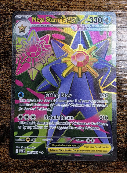 Mega Starmie ex 102/088 – Special Illustration Rare – Pokémon TCG: Perfect Order