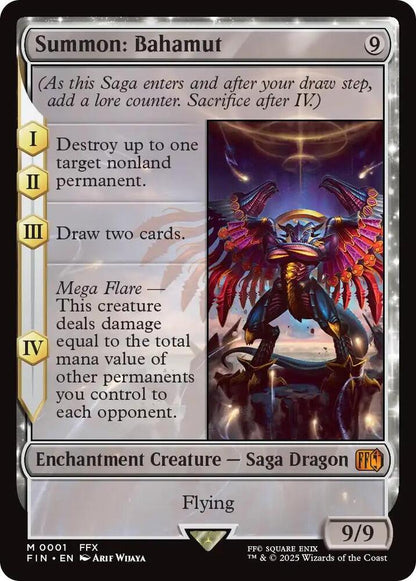 Summon: Bahamut 0001 – Magic: The Gathering FINAL FANTASY – Mythic Rare