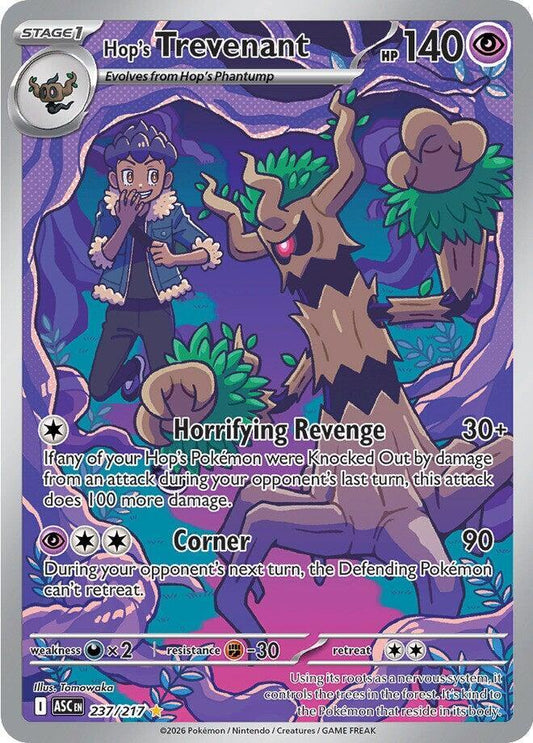 Pokémon Hop's Trevenant 237/217 Illustration Rare | Near Mint